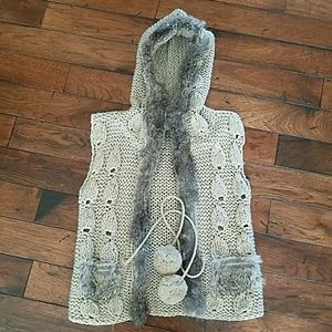 Fur Trim Vest